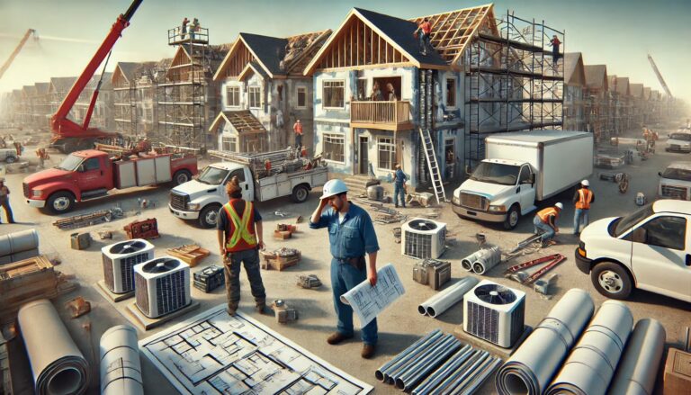 Several construction workers are collaborating on a construction site, utilizing tools and machinery to progress the project.